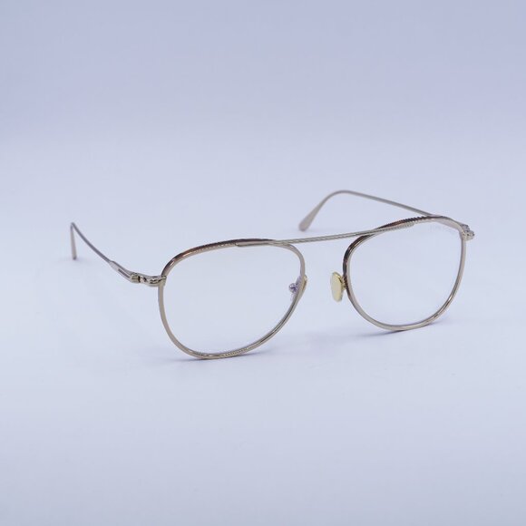 🕶️ New Tom Ford FT5691-B 028 Eyeglasses - Gold with Havana Frame 52mm